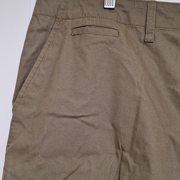 George Men Shorts Flat Front Cotton Khaki Shorts Size 42 - Picture 5 of 14
